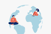 Long Distance Relationships, a Person Illustration by Mary Long (Thumbnail 2 of 3)