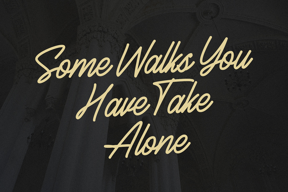 Rosmund Monoline Script Font, a Script Font by Maulana Creative (Photo 5 of 7)