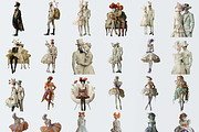 Quirky Spring Characters Clipart, a Person Illustration by Fusion Dream (Thumbnail 2 of 10)