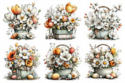 Spring Flower Basket Clipart, an Illustration by Daily.Designs (Thumbnail 4 of 8)
