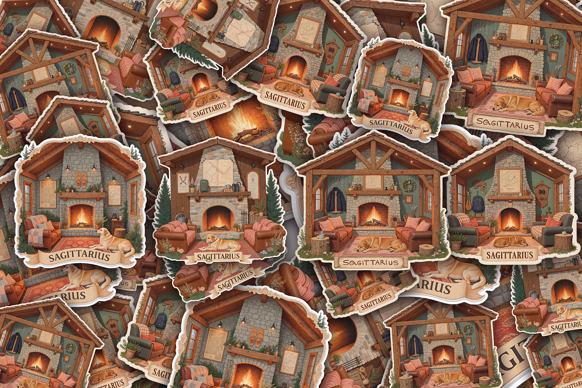 Astro Abode Zodiac Room Clipart, an Object Graphic by Jakayla Digital Co (Photo 26 of 30)