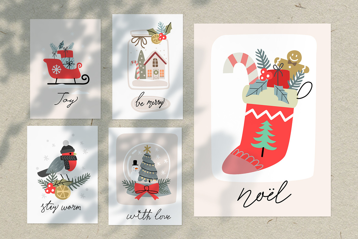 Ho HO ho constructor. Christmas card, an Illustration by bioraven (Photo 3 of 12)