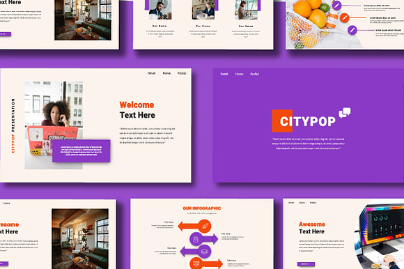 Citypop Creative Keynote preview 5