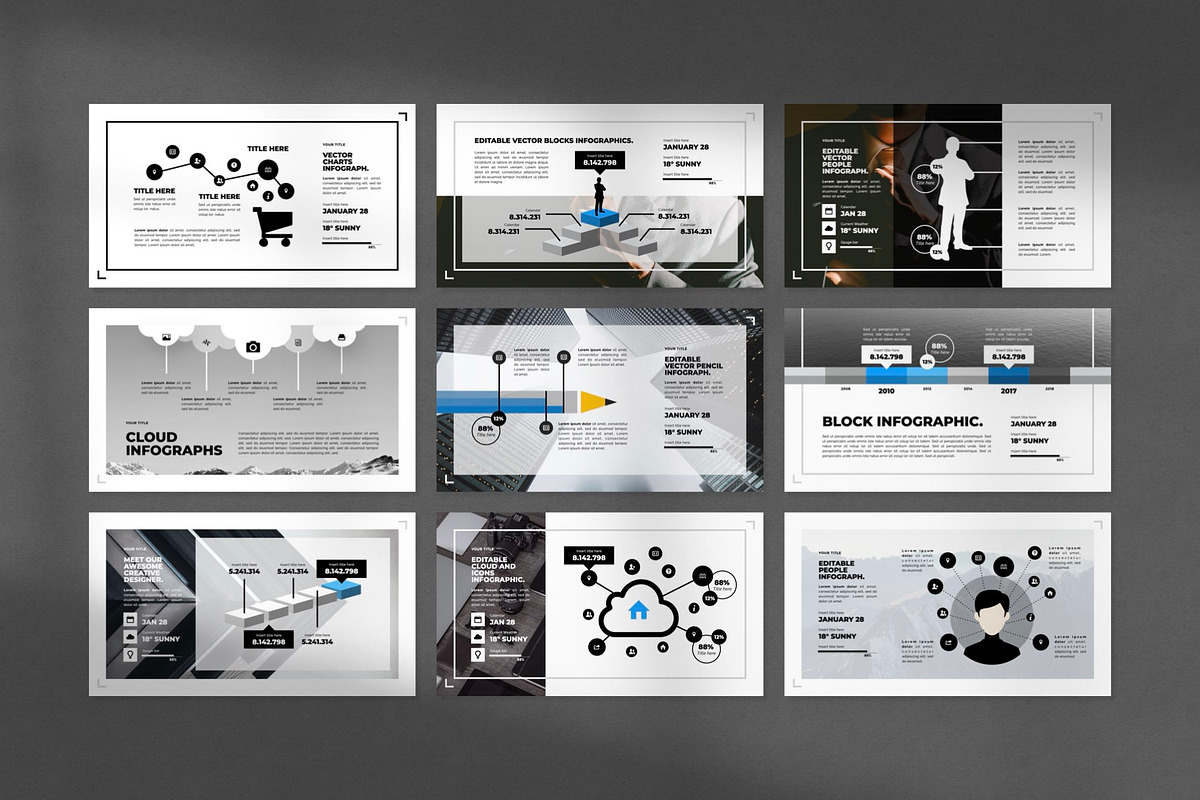 Global PowerPoint Template, a Presentation Template by Creathrive Design (Photo 8 of 9)