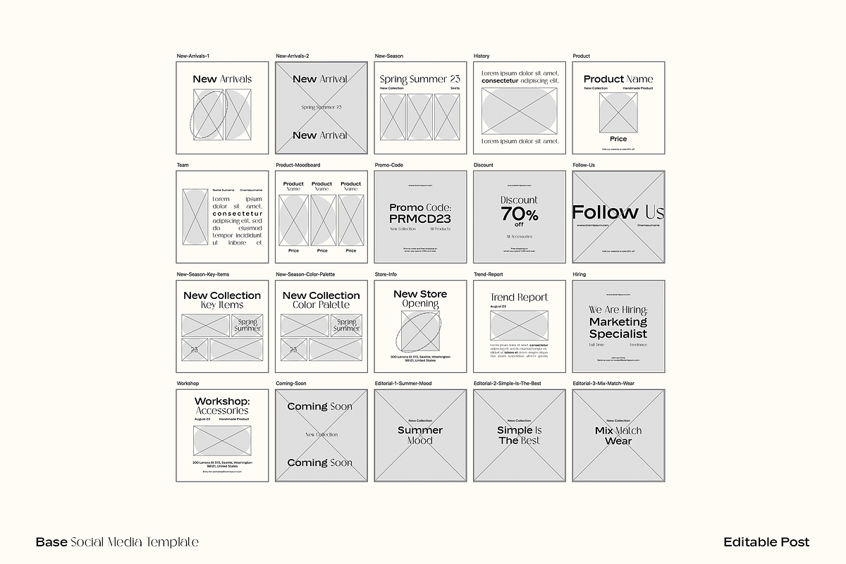 Base Social Media Template, a Social Media Template by picnictubesworld (Photo 2 of 8)