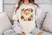 Vintage Santa Face PNG Clipart, an Illustration by Libby Wishes (Thumbnail 6 of 6)