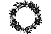 Floral Wreath Frame Bundle, an Object Graphic by Creativeshirt (Thumbnail 17 of 20)