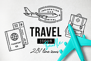 281 Travel Icons Set - Bundle, an Outline Icon by Hatch Design Workshop (Thumbnail 19 of 19)