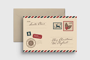 Christmas Vintage Postcard Template, a Card Template by BrandPacks (Thumbnail 4 of 4)