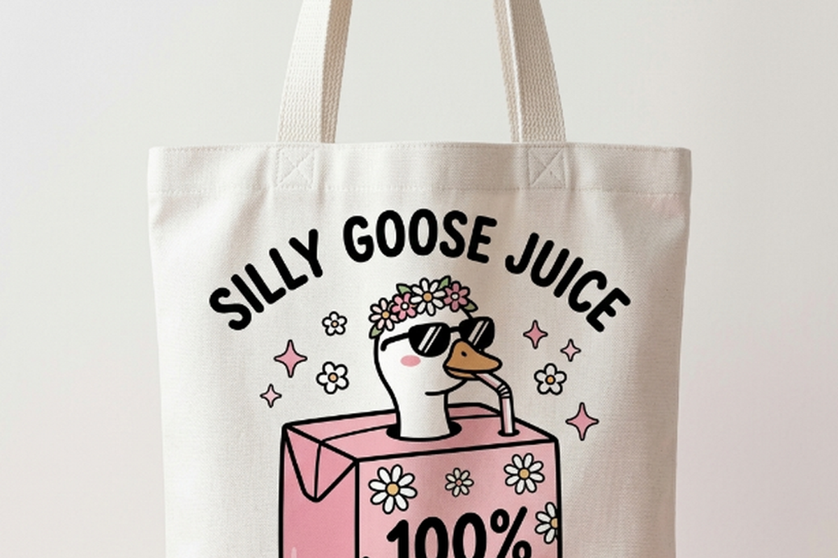 Silly Goose Juice Box PNG Asset, a Shirt Mockup by Vector Stall (Photo 9 of 15)