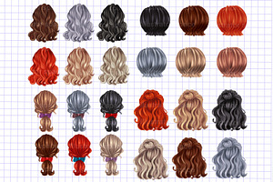 Hairstyles clipart PNG transparent