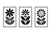 Minimal Flower Laser Cut Silhouette, an Icon by Amazin_art (Thumbnail 4 of 11)