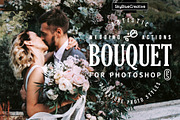 Bouquet Wedding Action for Photoshop, an Action Add-On by skybluecreative (Thumbnail 1 of 9)