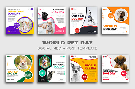 World Dog Day Social Media Post
