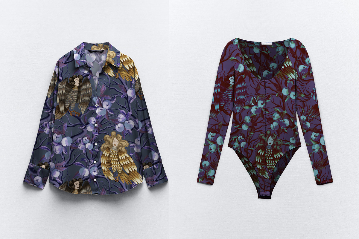 Sirin, a Pattern Graphic by Andre_Eva (Photo 5 of 7)