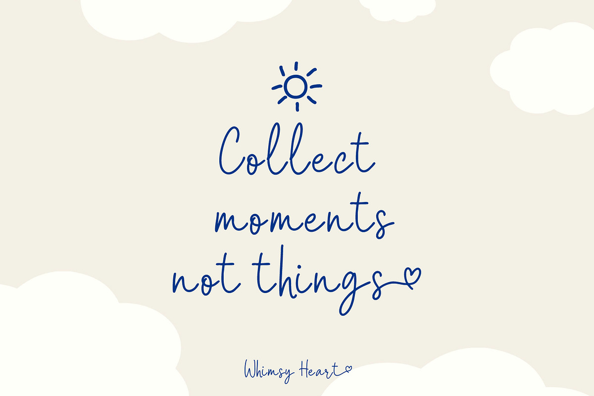 Whimsy Heart, a Handwritten Font by Prestige Artsy Studio (Photo 4 of 7)