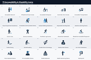 Accessibility & Disability Icons, a Solid Icon by Symbolic Language (Thumbnail 2 of 5)