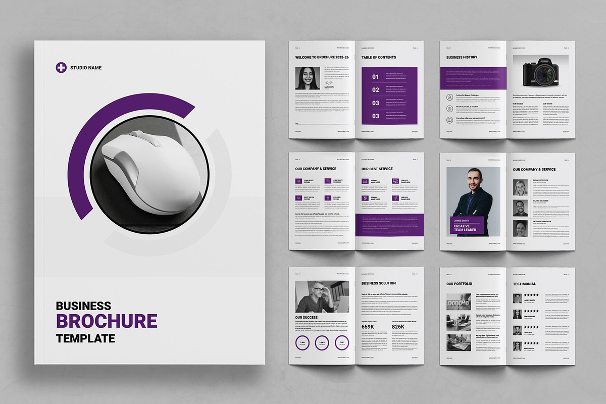 Creative Brochure Template, a Brochure Template by ContestDesign (Photo 1 of 3)