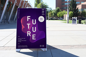 Sandwich Board Mockup