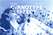 Cyanotype Photo Effect, a Layer Style Add-On by Design Squad (Thumbnail 1 of 6)