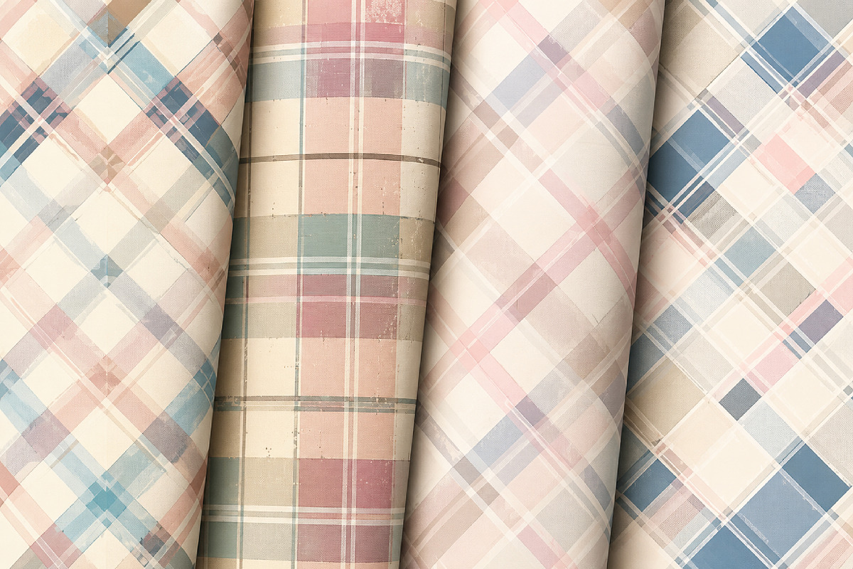 Plaid & Gingham Seamless Patterns, a Pattern Graphic by Canvas Craft (Photo 8 of 9)