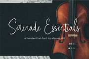 Serenade Essentials A Script Font, a Handwritten Font by Allouse Studio (Thumbnail 1 of 10)