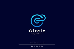 Circle Line Art Logo