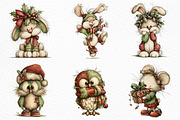 Whimsical Christmas Animals, an Illustration by Craft Nest (Thumbnail 4 of 6)