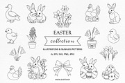 Easter Spring Illustration Set, an Object Graphic by NatalieArtShop (Thumbnail 1 of 6)