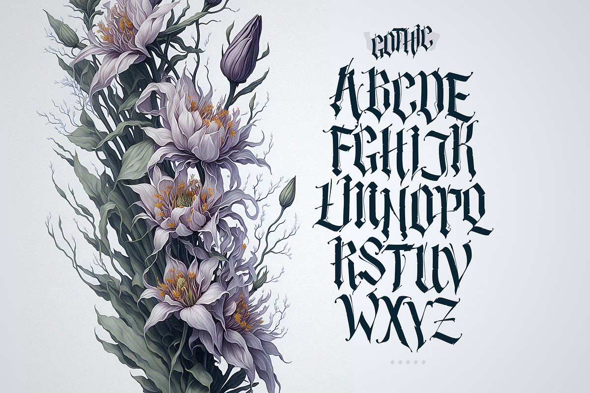 Gothic Font preview 3