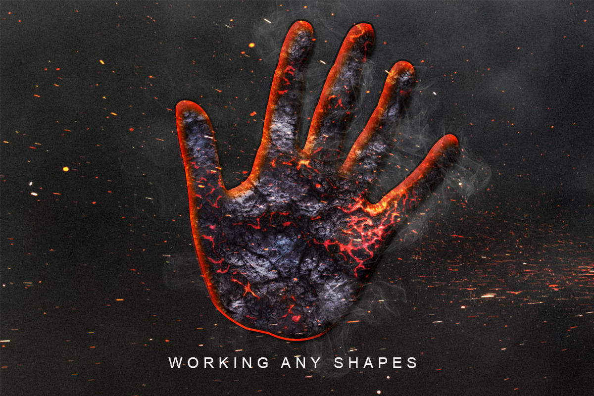 Magma Text Effect Photoshop Action, an Action Add-On by DESIGNAVO (Photo 9 of 9)