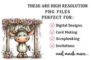 Whimsical Easter Farm Animal Clipart, an Illustration by OK Design (Thumbnail 5 of 6)