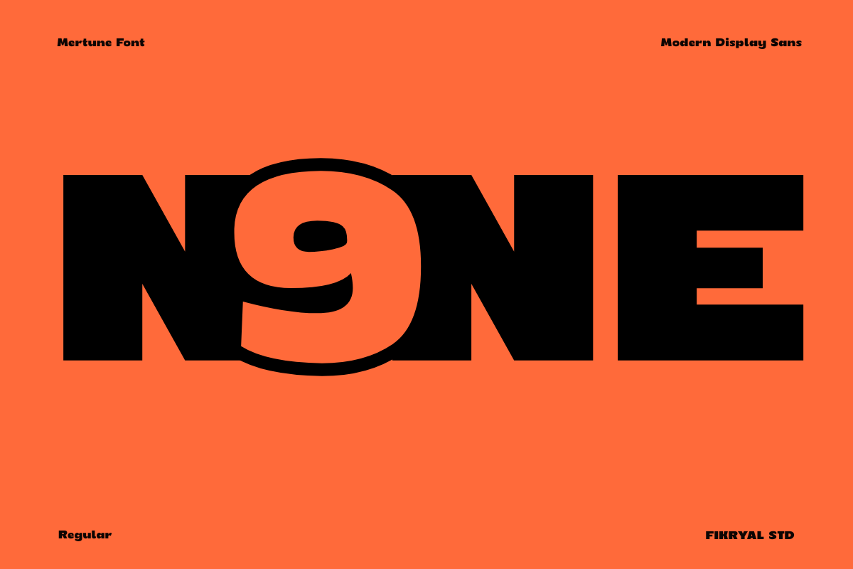 Mertune – Sans Serif Display Font, a Sans Serif Font by Fikryal Studio (Photo 15 of 15)