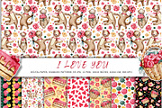 Love Otter, clipart, digital paper, an Animal Illustration by Artmanata (Thumbnail 2 of 17)