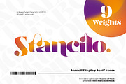 Stancilo, a Serif Font by Ardyanatypes (Thumbnail 1 of 12)