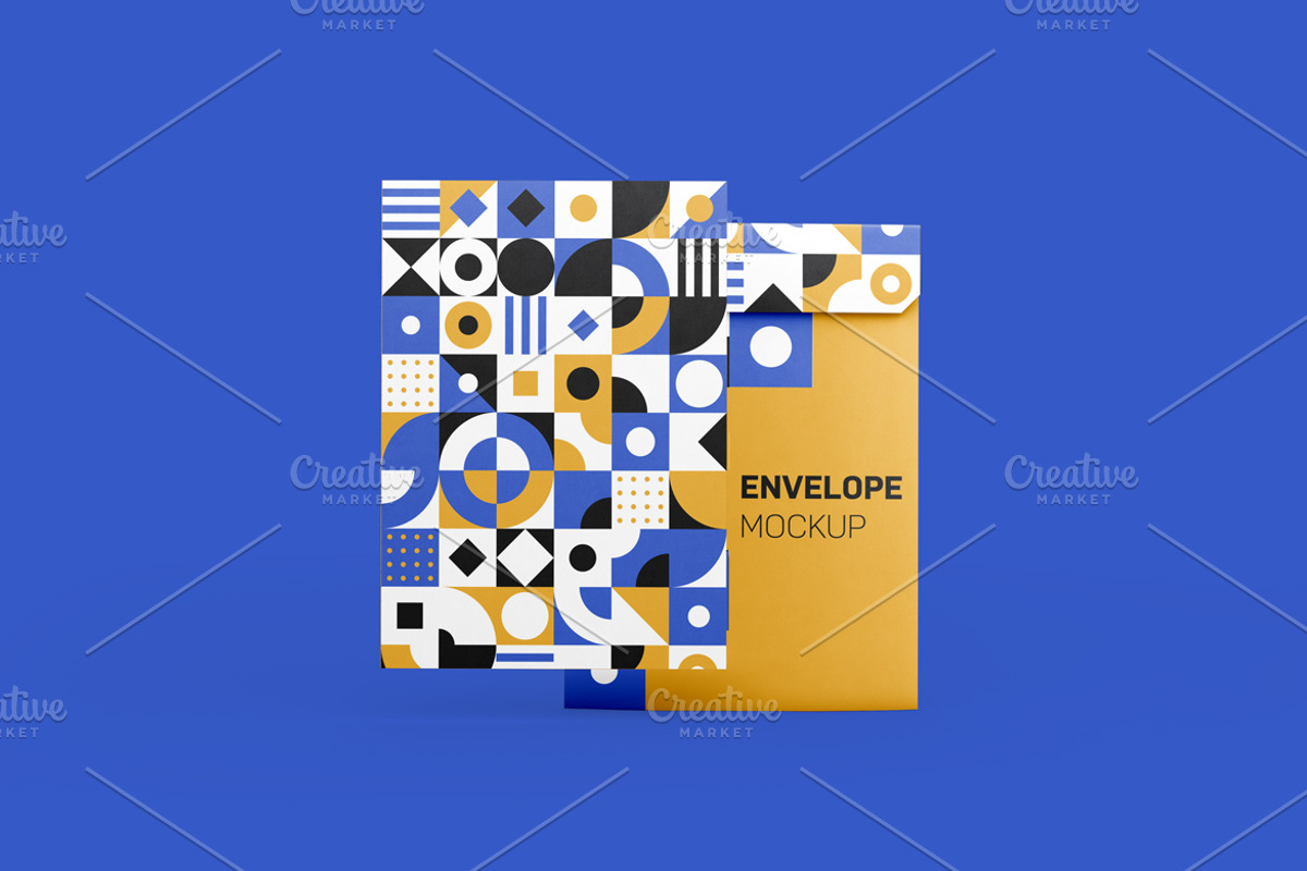 Envelope Mockup, an Advertising Mockup by Qaleb Studio