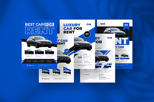 Rent a car flyer design, a Flyer Template by Tanmoy Topu