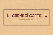 Carmesi Corte-Retro Heritage Family, a Serif Font by Inviline.co (Thumbnail 14 of 14)