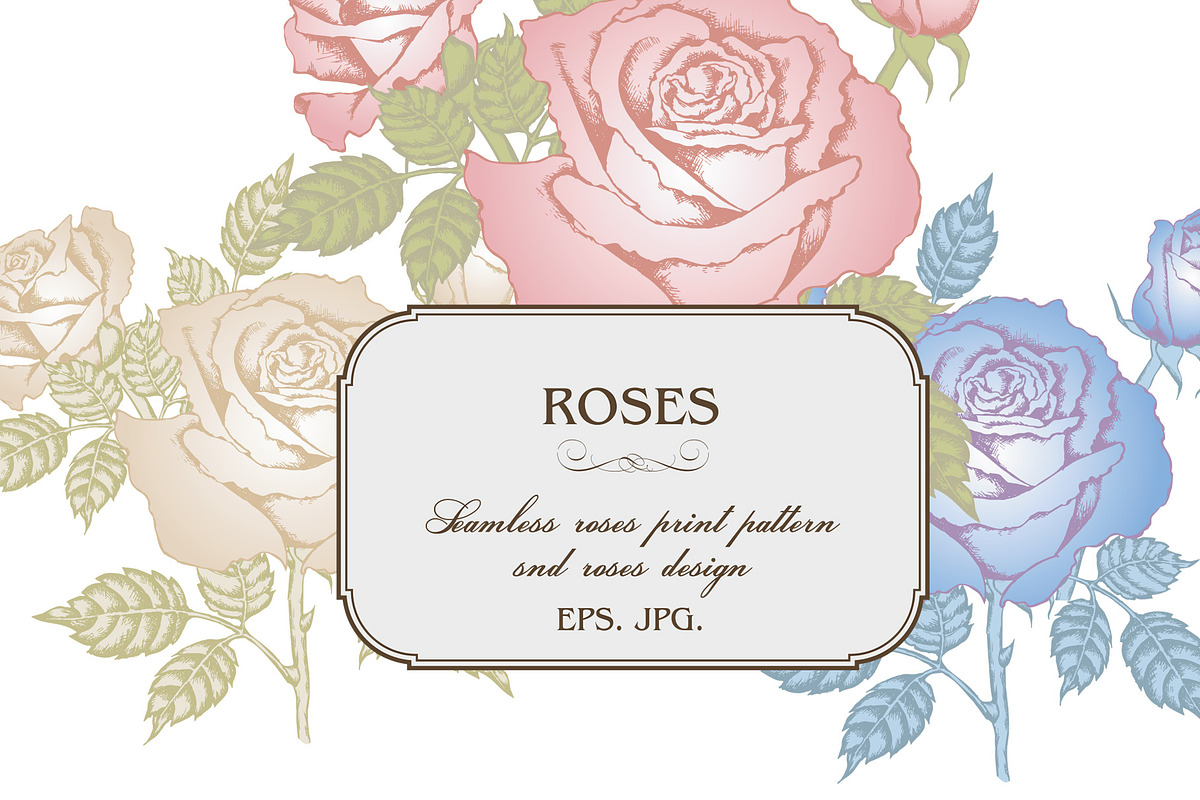 Design of roses, a Pattern Graphic by Designs by Helen Trupak (Photo 2 of 5)
