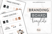Brand Board Template | Nikki Smythe, a Branding & Logo Template by Lady Boss Studio (Thumbnail 1 of 3)