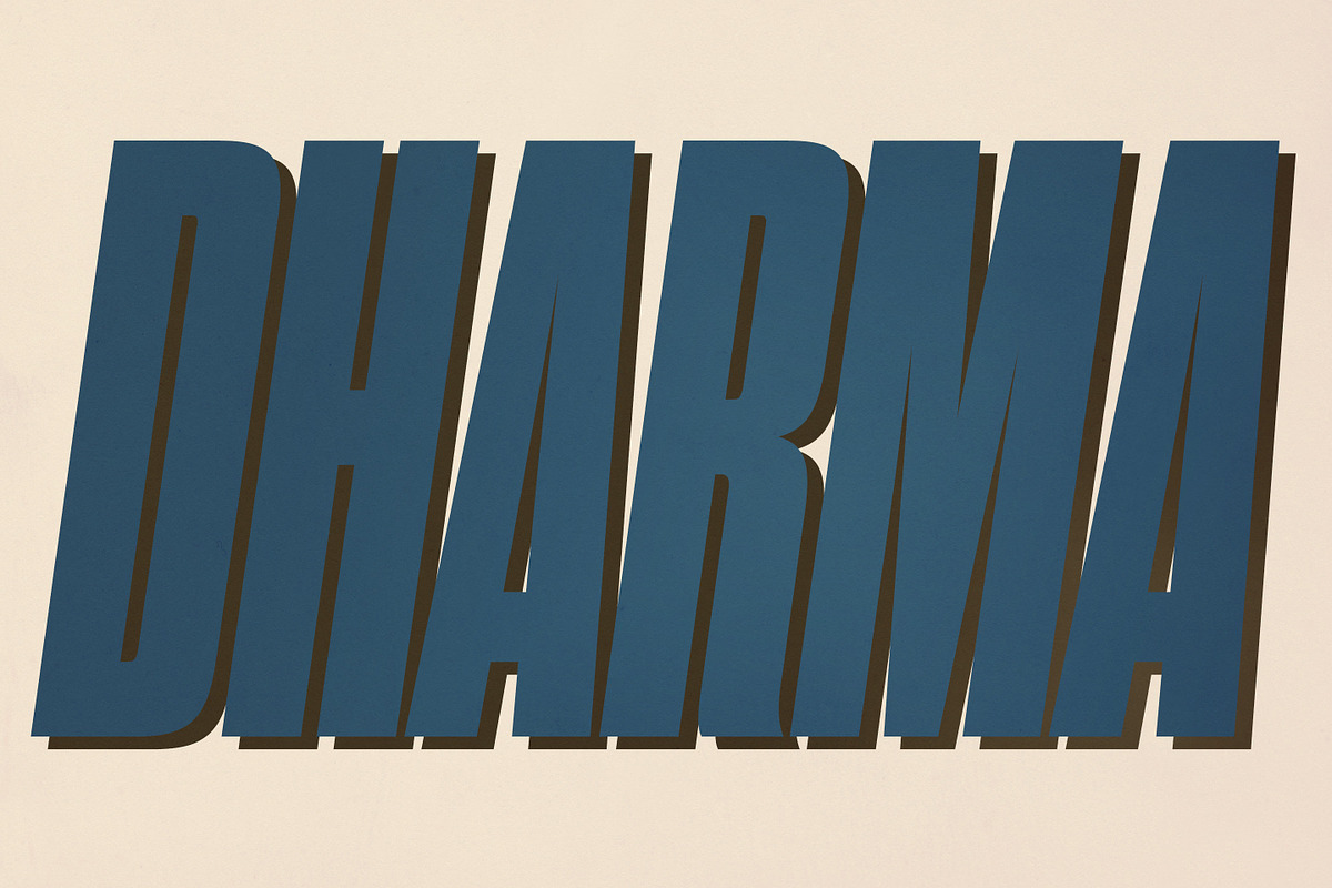 Dharma Gothic, a Sans Serif Font by Dharma Type (Photo 1 of 10)