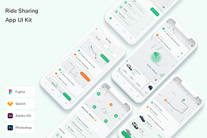 Ride Sharing App UI Kit