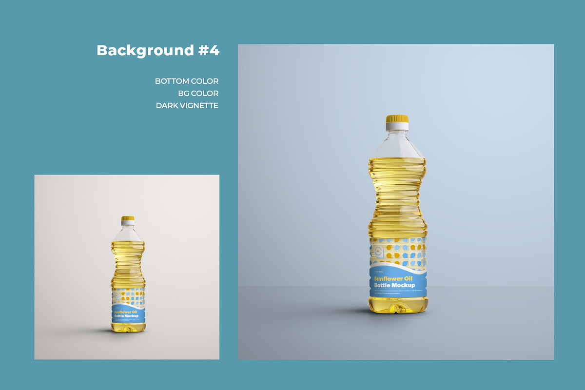 Mockup Plastic Sunflower Oil Bottles, a Packaging Mockup by Grow Design Craft Studio (Photo 5 of 11)
