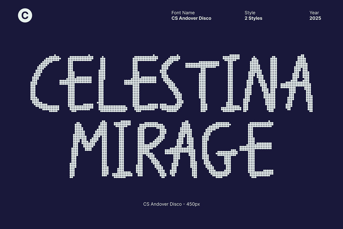 CS Andover Disco, a Handwritten Font by Craft Supply Co. (Photo 2 of 8)