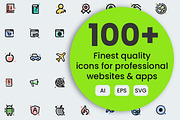 Web Technology Icon Set 100+, an Icon by GladicMonster (Thumbnail 1 of 4)