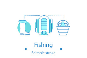 Fishing Concept Icon