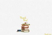 Cute student fox in armchair, an Animal Illustration by Azuzlikus (Thumbnail 3 of 3)