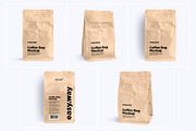 Kraft Coffee Bag PSD Mockups Set, a Packaging Mockup by easy.way (Thumbnail 2 of 8)