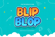 BlipBlop Instagram Fun Display Font, a Script Font by Guavanaboy (Thumbnail 1 of 7)