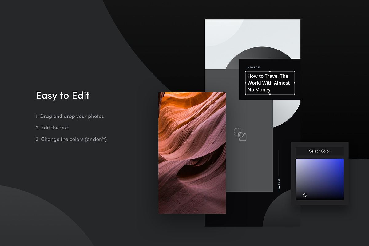 10 Instagram Stories Templates, a Social Media Template by Petr Knoll (Photo 6 of 7)